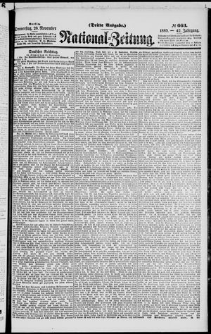 National-Zeitung on Nov 28, 1889