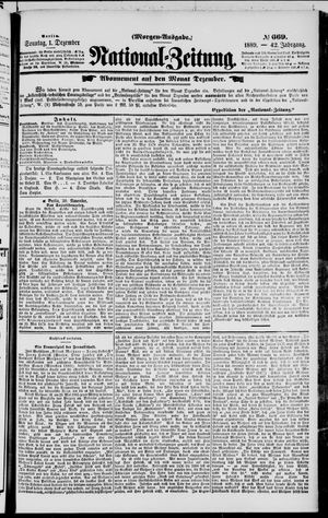 National-Zeitung vom 01.12.1889