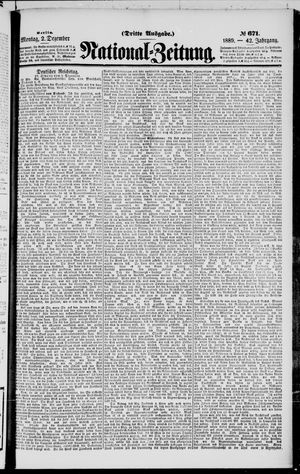 National-Zeitung vom 02.12.1889