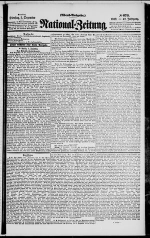 National-Zeitung vom 03.12.1889