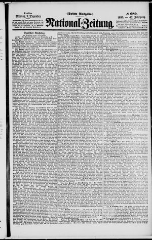 National-Zeitung vom 09.12.1889