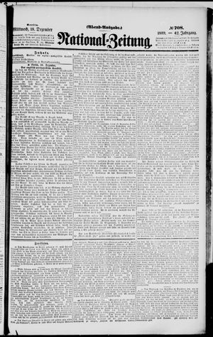 National-Zeitung vom 18.12.1889