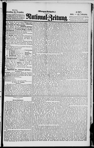 National-Zeitung vom 24.12.1889