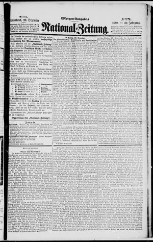National-Zeitung vom 28.12.1889