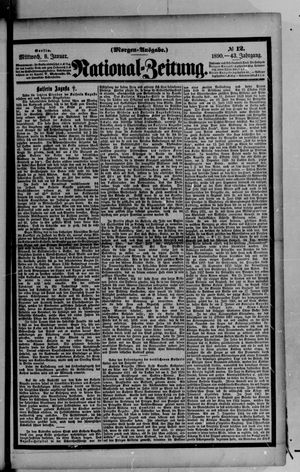 Nationalzeitung on Jan 8, 1890