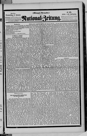 Nationalzeitung vom 09.01.1890