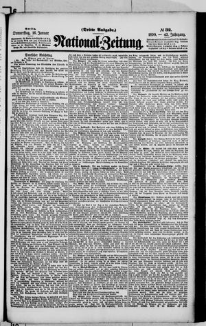 Nationalzeitung vom 16.01.1890