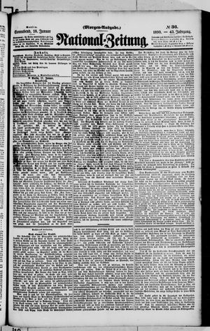 Nationalzeitung on Jan 18, 1890
