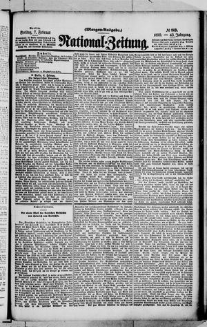 National-Zeitung vom 07.02.1890