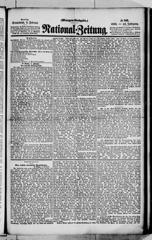 Nationalzeitung vom 08.02.1890