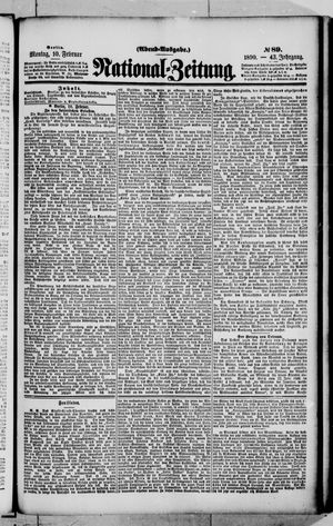 Nationalzeitung vom 10.02.1890