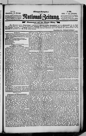 Nationalzeitung vom 15.02.1890