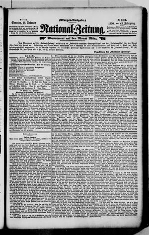 Nationalzeitung vom 16.02.1890
