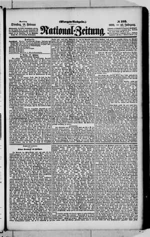 Nationalzeitung on Feb 18, 1890