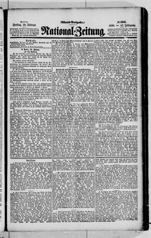 Nationalzeitung on Feb 28, 1890