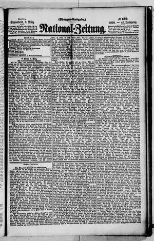Nationalzeitung vom 08.03.1890