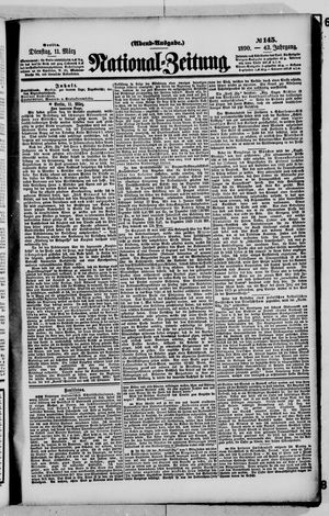 Nationalzeitung on Mar 11, 1890