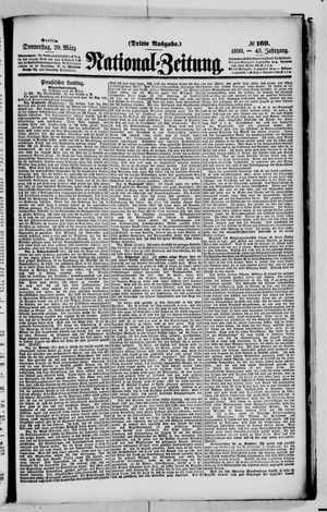 National-Zeitung vom 20.03.1890