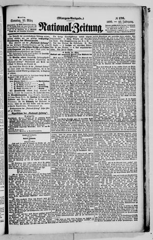 Nationalzeitung vom 23.03.1890