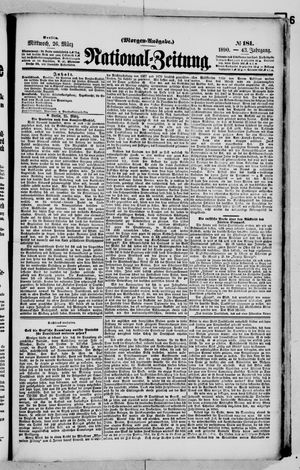 Nationalzeitung vom 26.03.1890