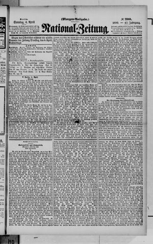 Nationalzeitung on Apr 6, 1890