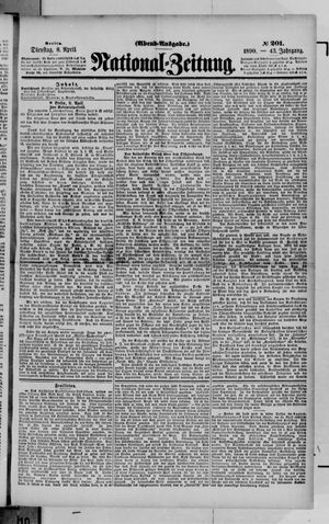 Nationalzeitung vom 08.04.1890