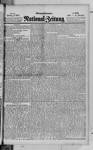 National-Zeitung vom 11.04.1890