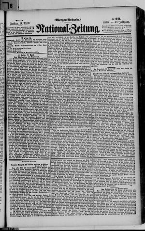 Nationalzeitung vom 18.04.1890