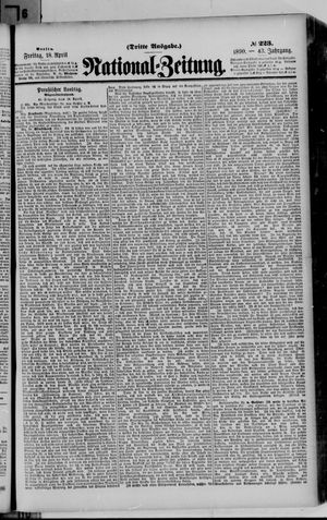 Nationalzeitung on Apr 18, 1890