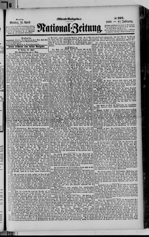 Nationalzeitung vom 21.04.1890
