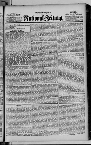 Nationalzeitung on Apr 22, 1890