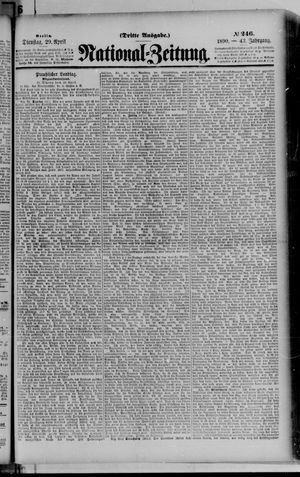 National-Zeitung vom 29.04.1890