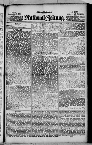 Nationalzeitung vom 01.05.1890