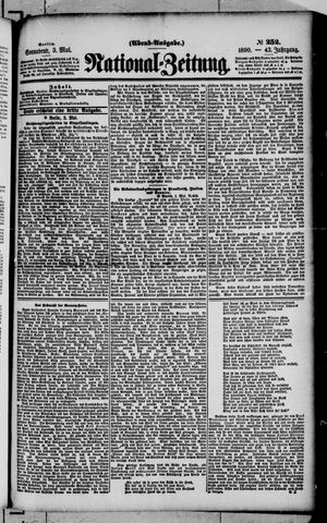Nationalzeitung on May 3, 1890