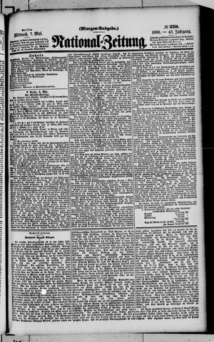 Nationalzeitung vom 07.05.1890