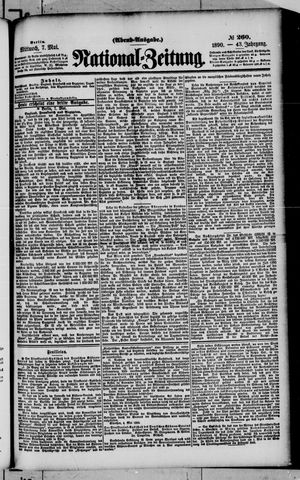 Nationalzeitung vom 07.05.1890