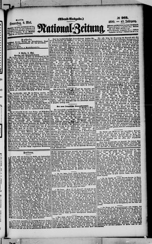 Nationalzeitung vom 08.05.1890