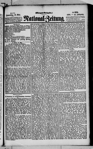 Nationalzeitung vom 15.05.1890