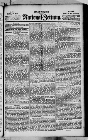Nationalzeitung vom 16.05.1890