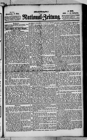 Nationalzeitung vom 17.05.1890