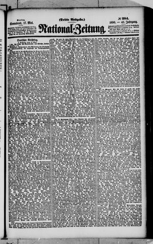 Nationalzeitung on May 17, 1890