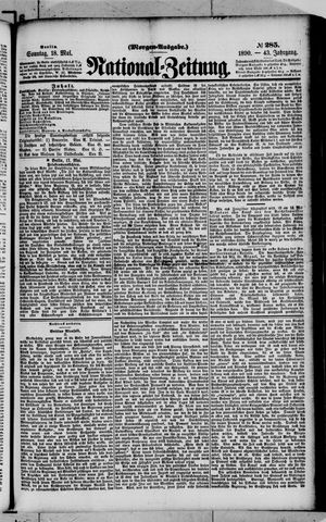 Nationalzeitung vom 18.05.1890