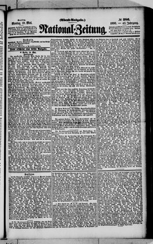 Nationalzeitung vom 19.05.1890