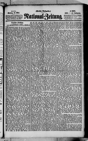Nationalzeitung vom 19.05.1890