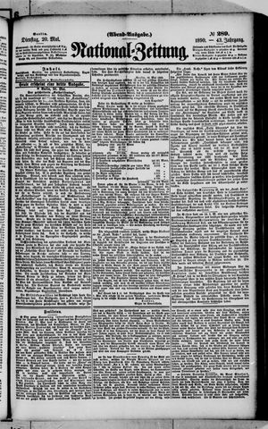 Nationalzeitung on May 20, 1890
