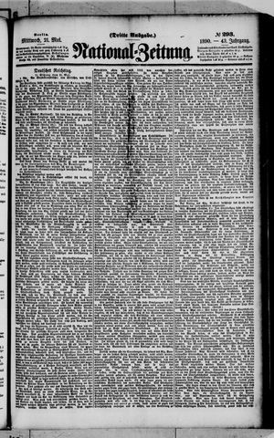 Nationalzeitung on May 21, 1890