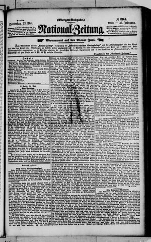 Nationalzeitung on May 22, 1890