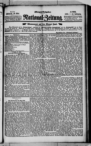Nationalzeitung vom 28.05.1890