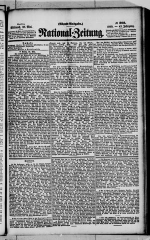Nationalzeitung on May 28, 1890
