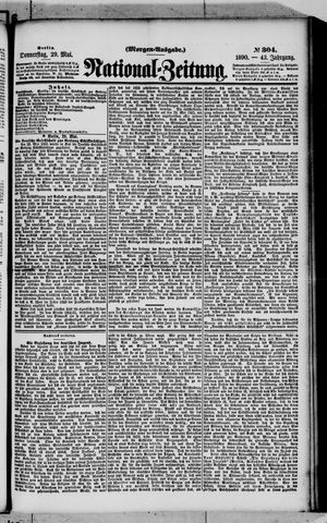Nationalzeitung vom 29.05.1890